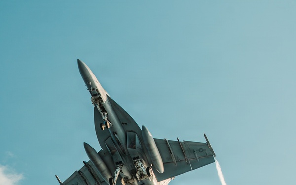 George Washington Conducts Flight Operations