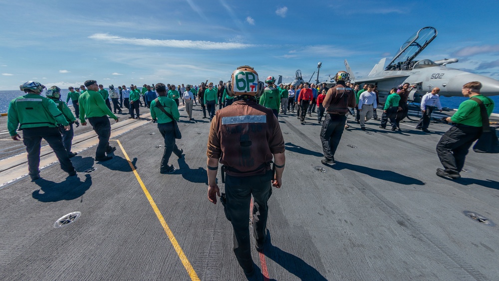 George Washington Conducts FOD Walk-down