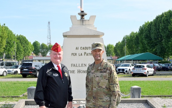 American Legion National Commander Visits Caserma Ederle