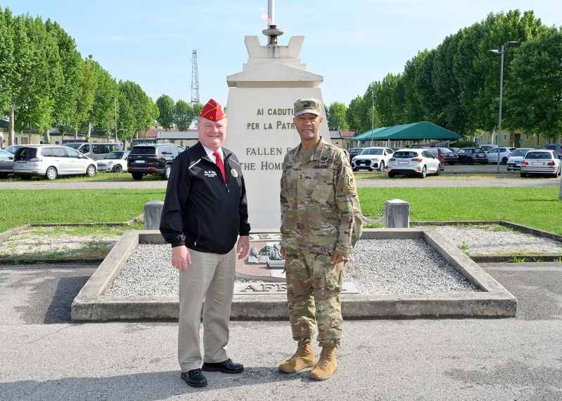 American Legion National Commander Visits Caserma Ederle