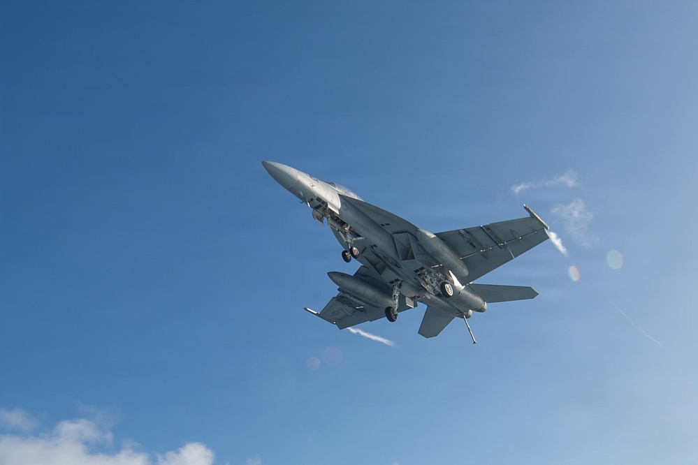 George Washington Conducts Flight Operations