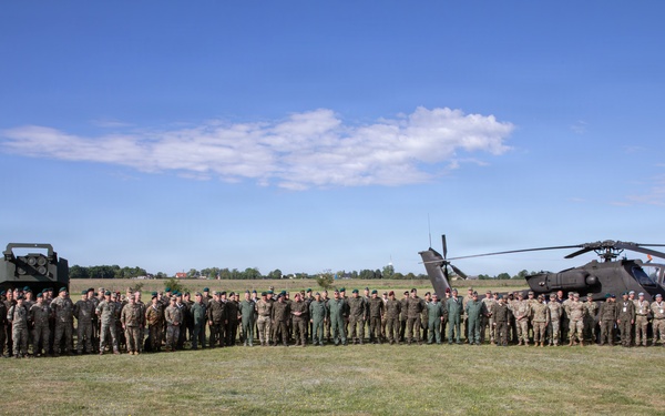 V Corps host 4th Polish Apache Initiative and 8th European HIMAR Initiative.
