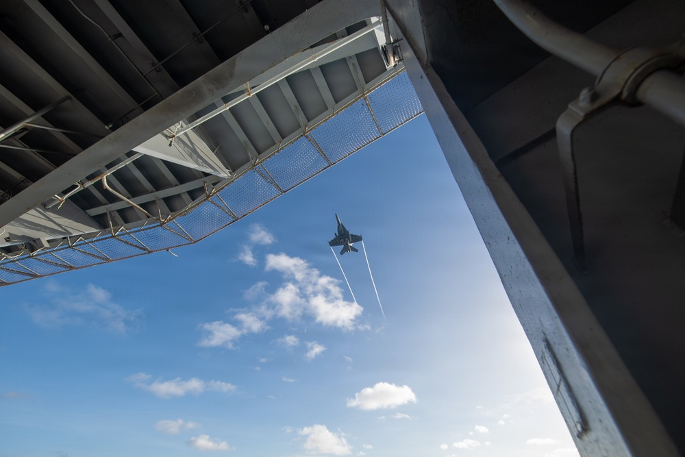 George Washington Conducts Flight Operations