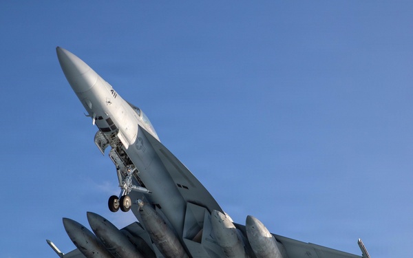 George Washington Conducts Flight Operations