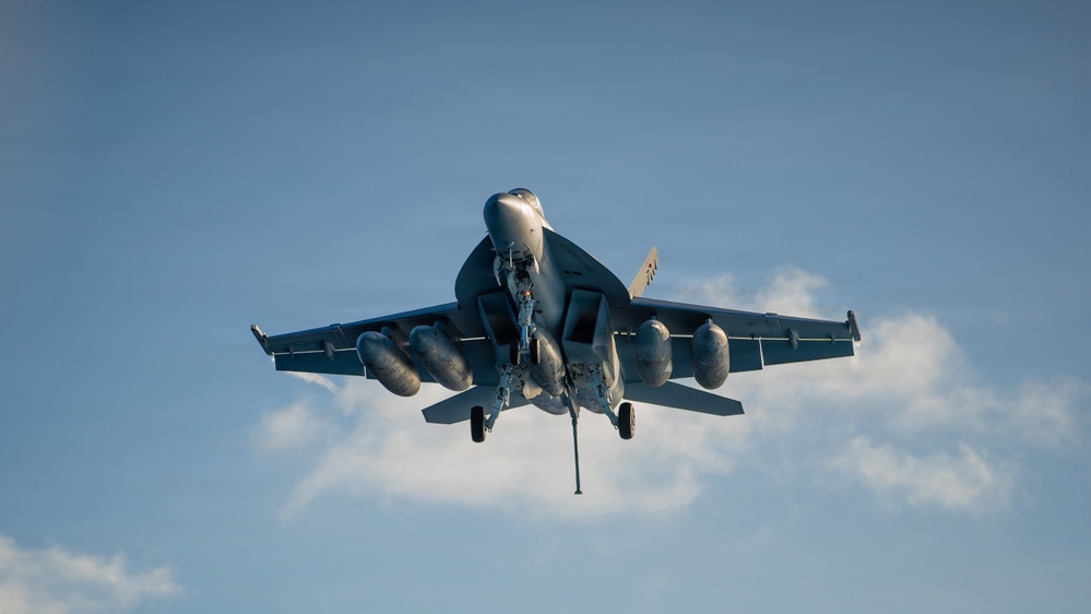 George Washington Conducts Flight Operations