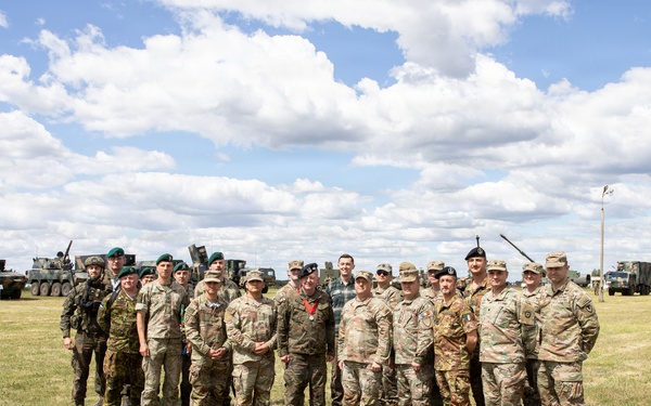 V Corps host 4th Polish Apache Initiative and 8th European HIMAR Initiative.