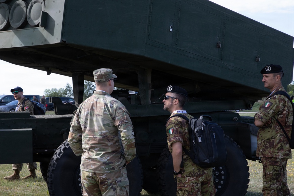 V Corps host 4th Polish Apache Initiative and 8th European HIMAR Initiative.