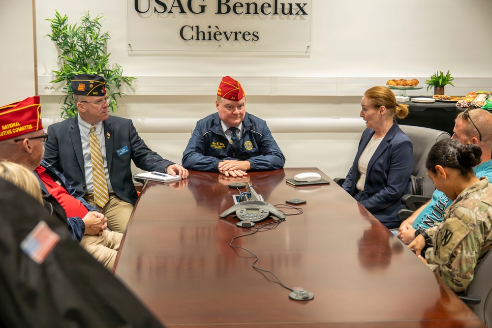 Strengthening support – American Legion national commander visits Chièvres Air Base