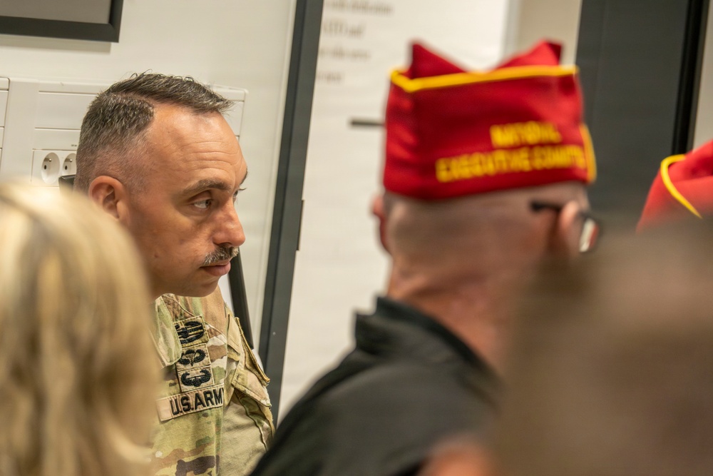 Strengthening support – American Legion national commander visits Chièvres Air Base