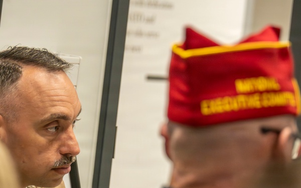 Strengthening support – American Legion national commander visits Chièvres Air Base