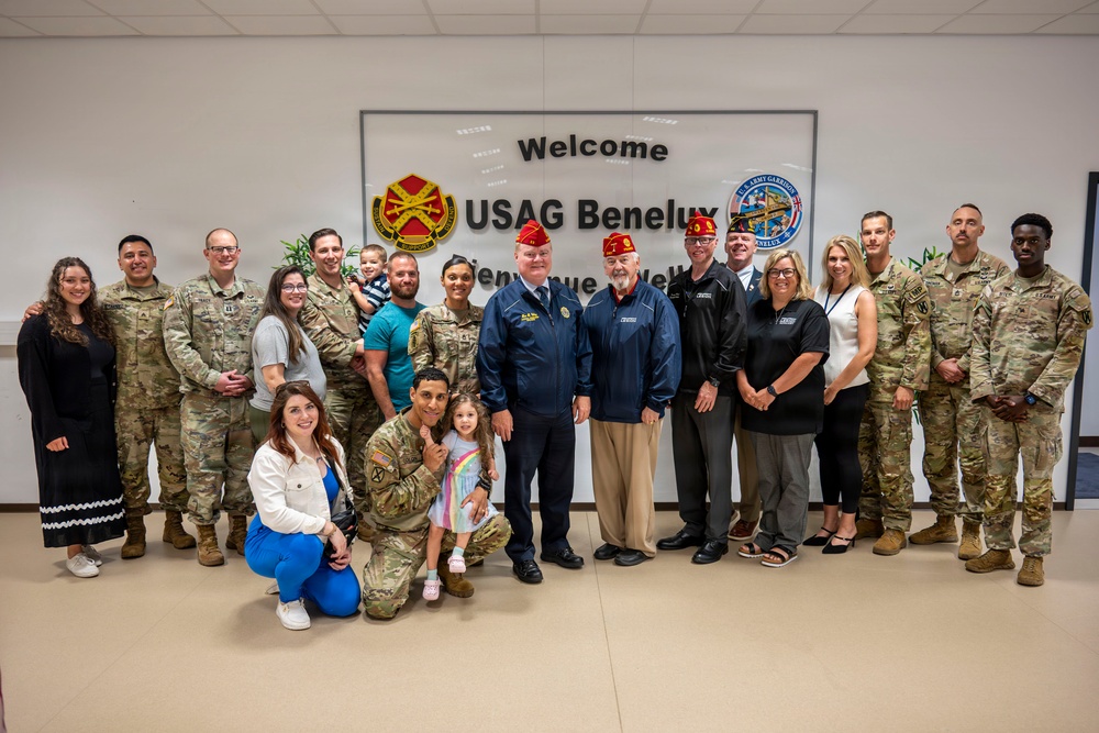 Strengthening support – American Legion national commander visits Chièvres Air Base