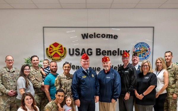 Strengthening support – American Legion national commander visits Chièvres Air Base