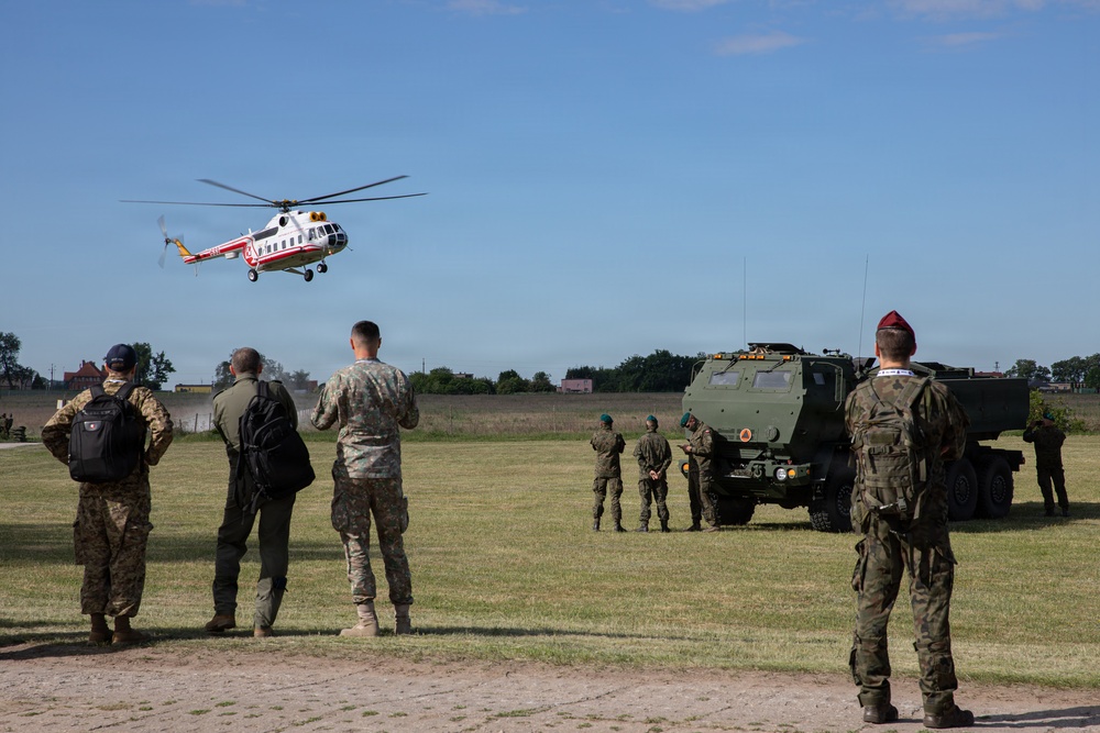 V Corps host 4th Polish Apache Initiative and 8th European HIMAR Initiative