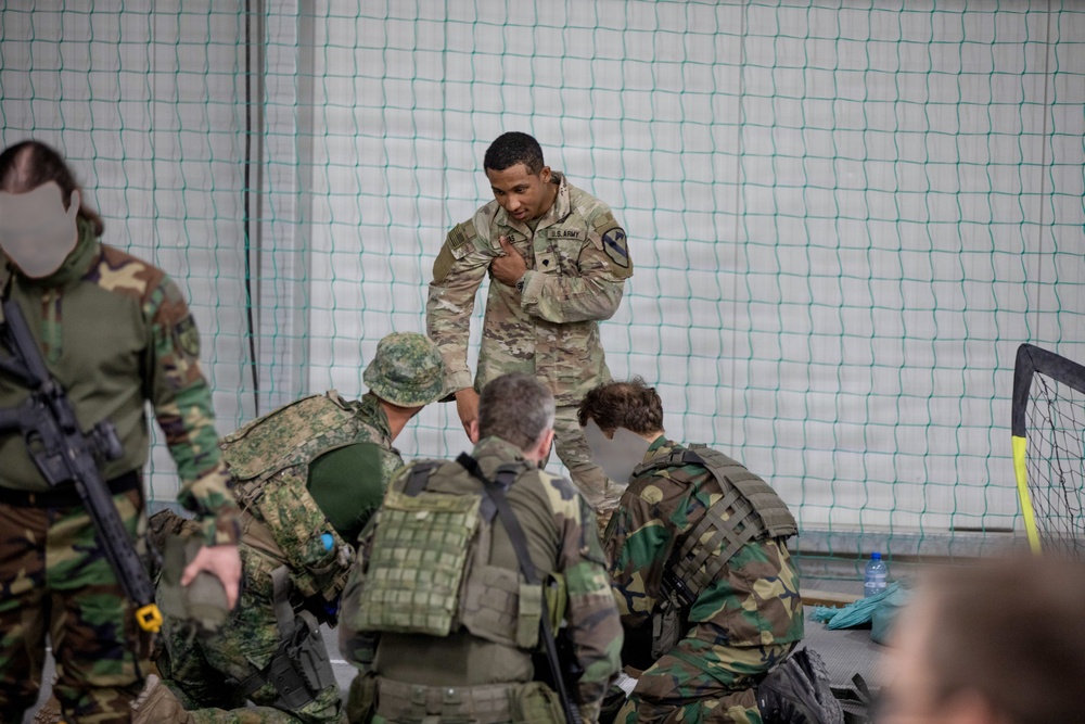 1-12 CAV Soldiers train new Lithuanian Riflemen's Union commandos