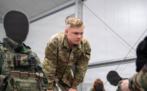 1-12 CAV Soldiers train new Lithuanian Riflemen's Union commandos