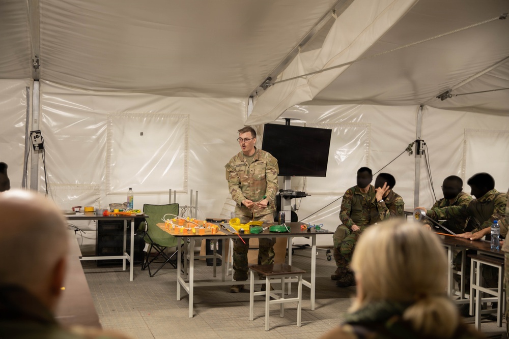 1-12 CAV Soldiers train new Lithuanian Riflemen's Union commandos