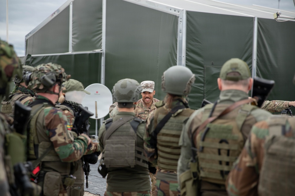 1-12 CAV Soldiers train new Lithuanian Riflemen's Union commandos