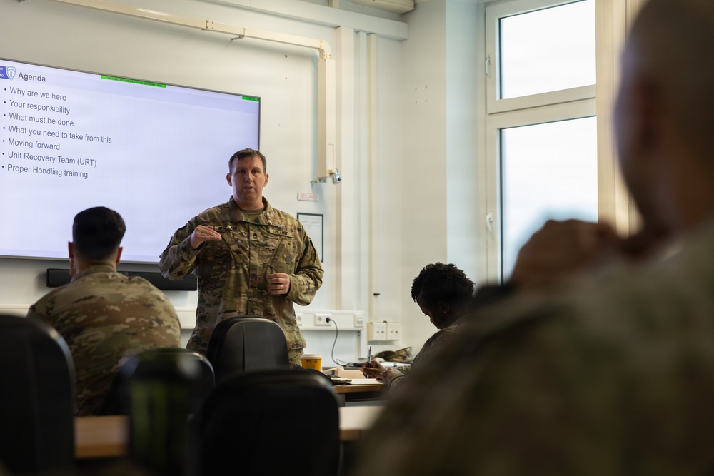 21st TSC Hosts Mortuary Affairs Unit Recovery Training