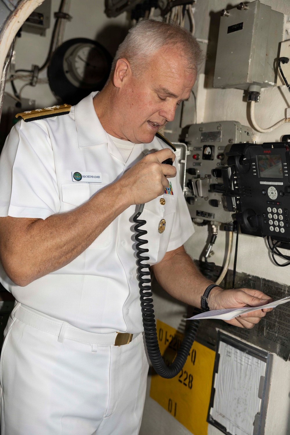 Commander of Naval Surface Force Atlantic visits USS Bulkeley (DDG 84) during its return to homeport, June 1, 2026