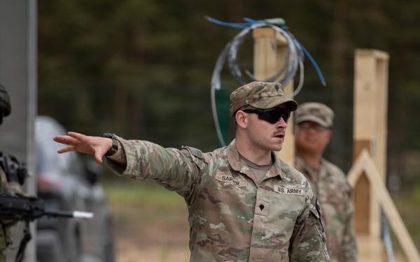 1-12 CAV Soldiers train new Lithuanian Riflemen's Union commandos