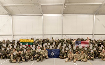1-12 CAV Soldiers train new Lithuanian Riflemen's Union commandos