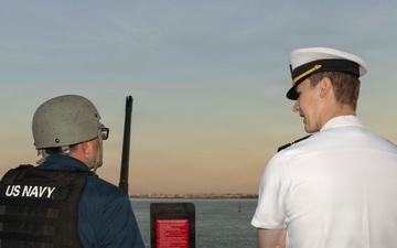 USS Bulkeley (DDG 84) returns to Naval Station Rota, Spain, June 1, 2026