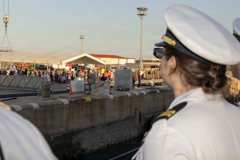 USS Bulkeley (DDG 84) returns to Naval Station Rota following four-month patrol, June 1, 2026