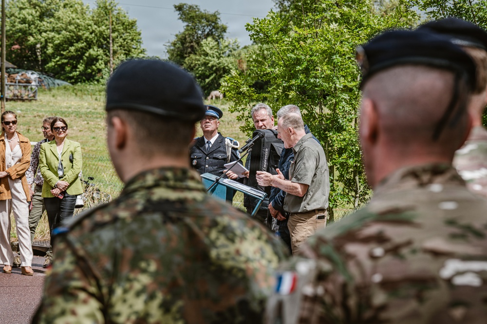 173rd Paratroopers honor the resilience of the French during D-Day 82 ceremony
