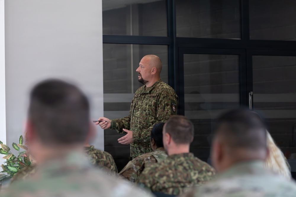Chief of the National Guard Bureau visits Military Base Ādaži