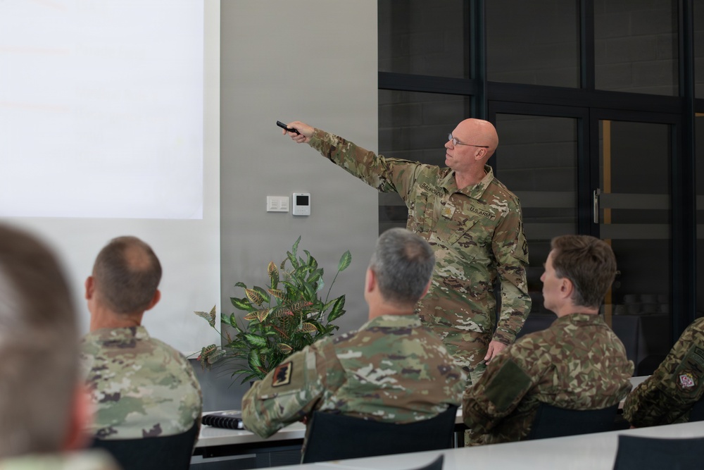 Chief of the National Guard Bureau visits Military Base Ādaži