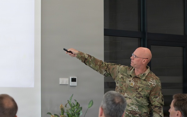 Chief of the National Guard Bureau visits Military Base Ādaži
