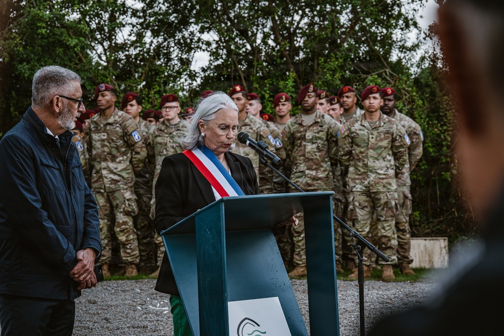 173rd Paratroopers honor the resilience of the French during D-Day 82 ceremony