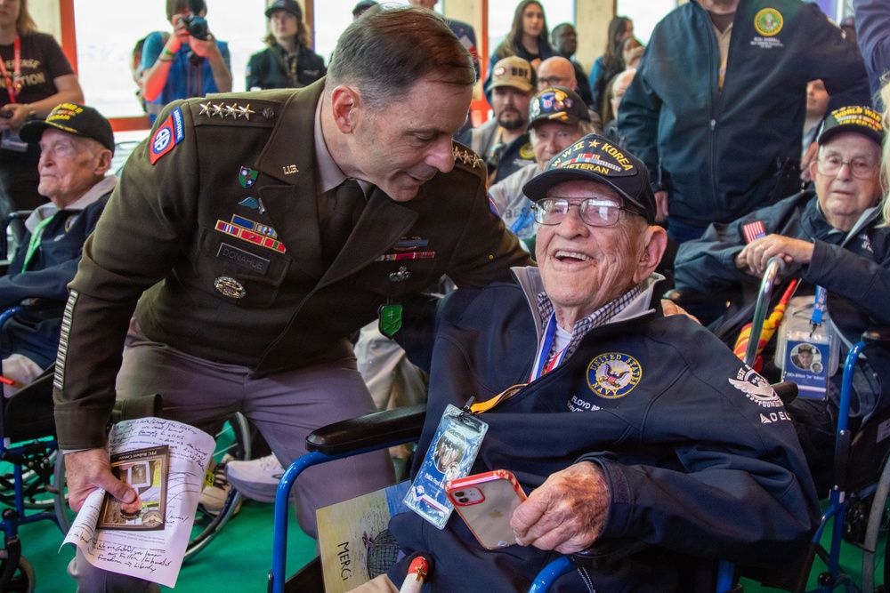 WWII veterans honored upon arrival to D-Day 82 commemoration in France
