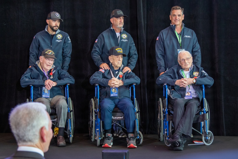 WWII veterans honored upon arrival to D-Day 82 commemoration in France