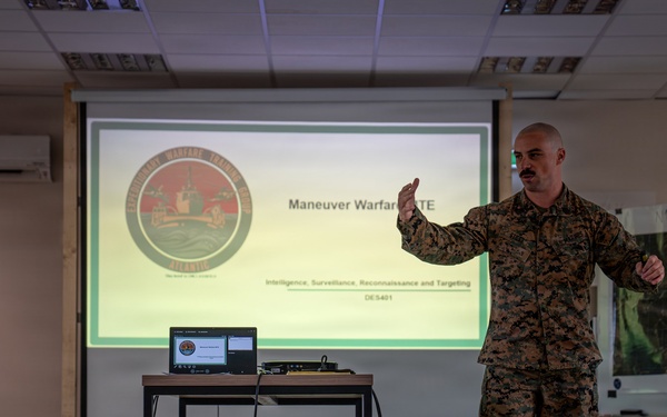 U.S. Marines participate in an integrated staff planners' course with NATO partners, allies in Romania