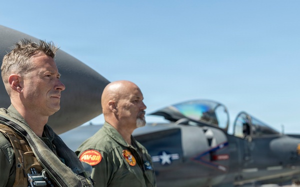 VMA-223 Harrier sundown ceremony