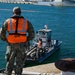 Spanish Armada and U.S. Navy personnel participate in a bilateral oil spill response exercise