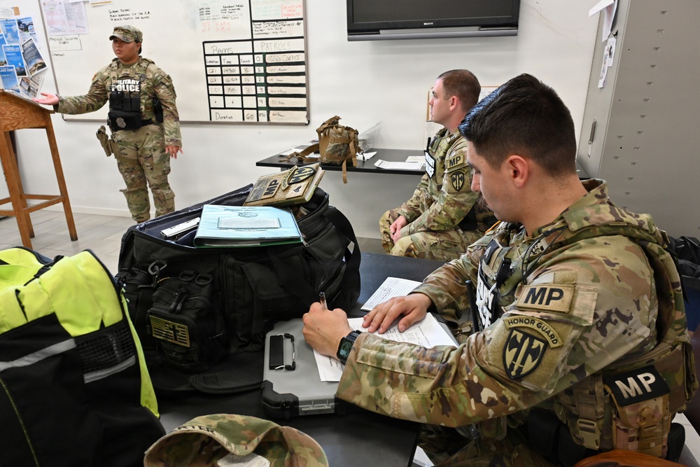 529th Military Police Company Conducts Mid-Shift Patrols