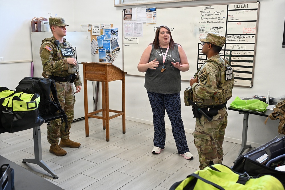 529th Military Police Company Conducts Mid-Shift Patrols