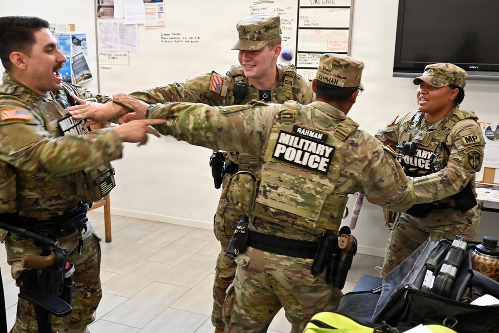 529th Military Police Company Conducts Mid-Shift Patrols