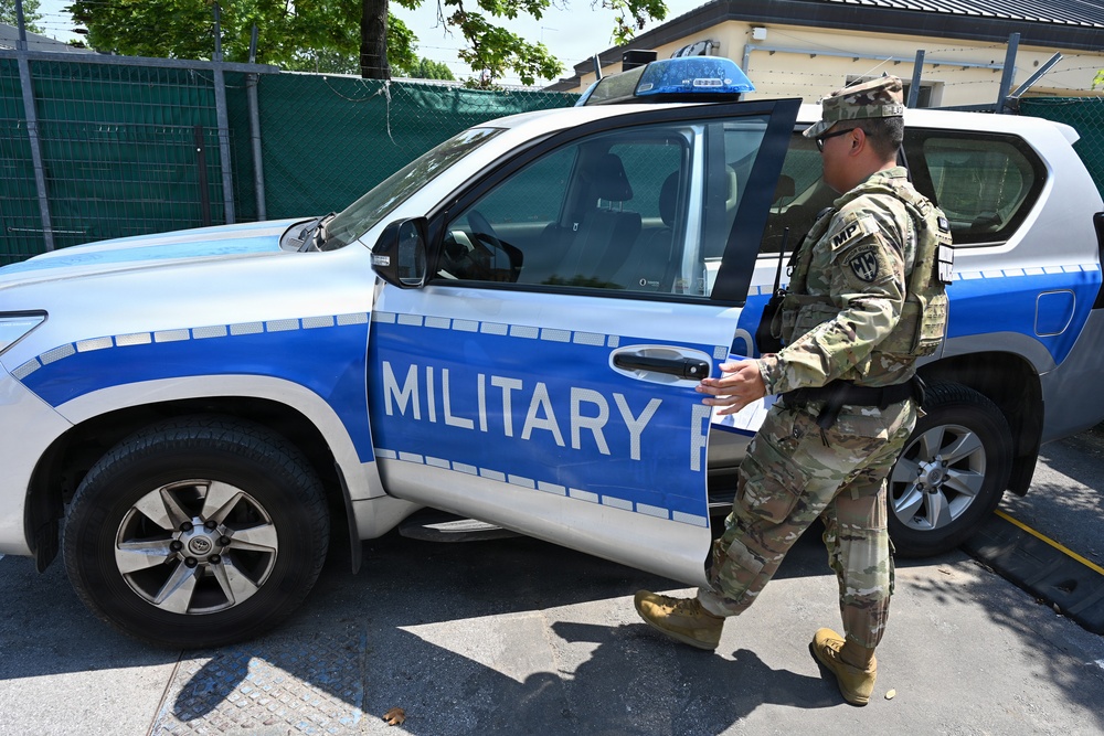 529th Military Police Company Conducts Mid-Shift Patrols