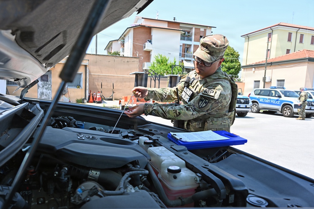 529th Military Police Company Conducts Mid-Shift Patrols