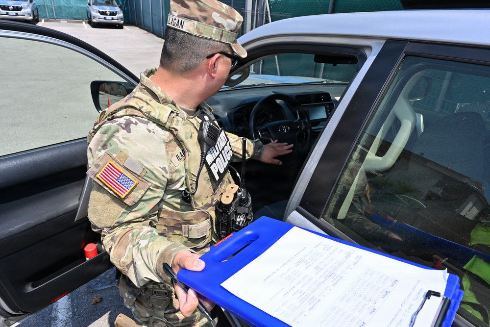 529th Military Police Company Conducts Mid-Shift Patrols