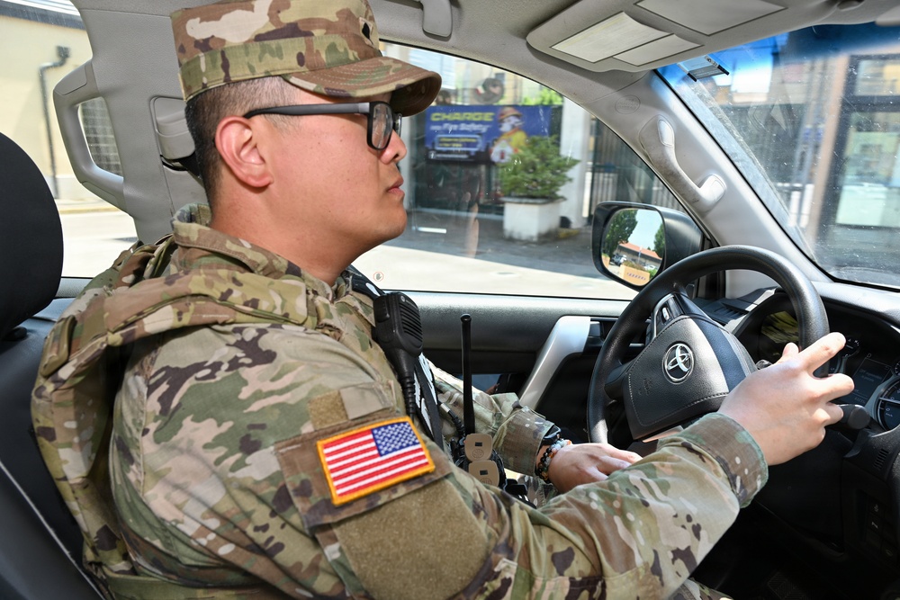 529th Military Police Company Conducts Mid-Shift Patrols