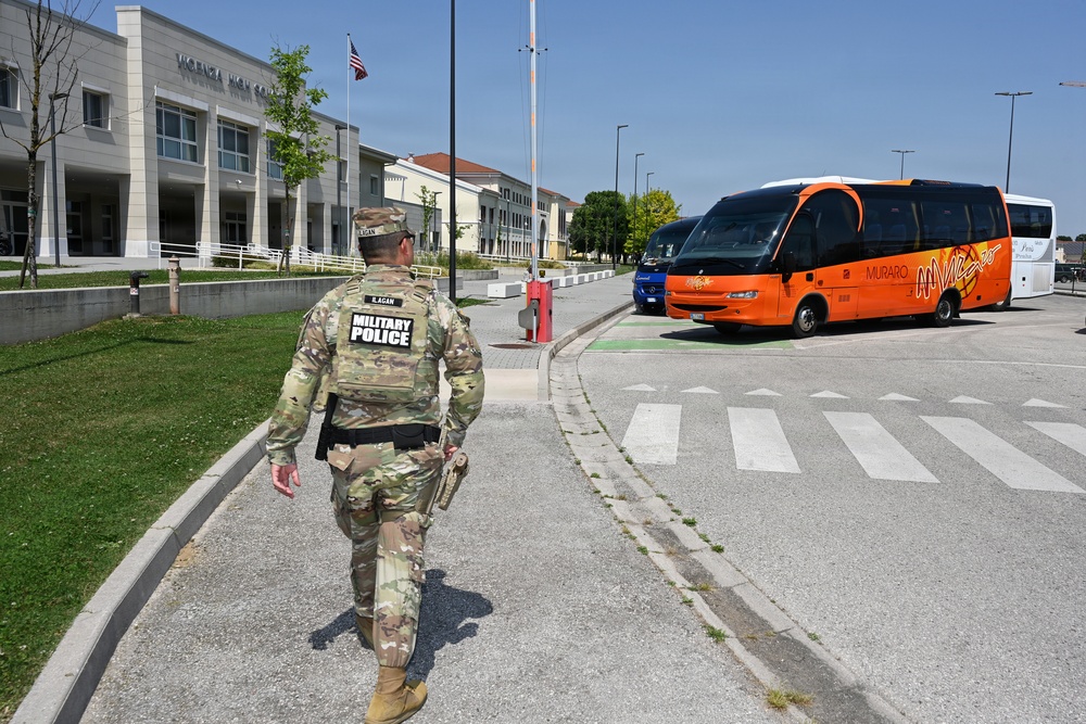 529th Military Police Company Conducts Mid-Shift Patrols