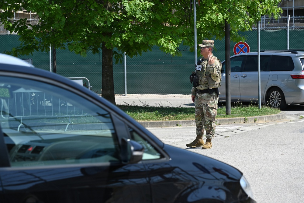 529th Military Police Company Conducts Mid-Shift Patrols