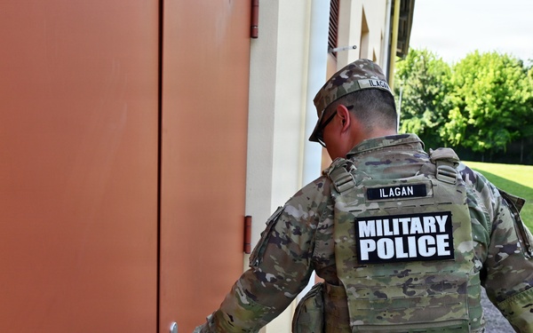 529th Military Police Company Conducts Mid-Shift Patrols
