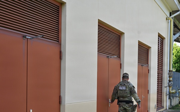 529th Military Police Company Conducts Mid-Shift Patrols