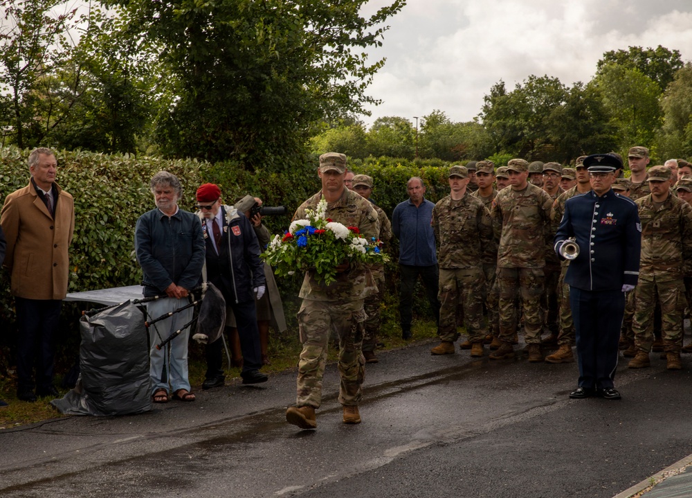 Inauguration of Pfc. Paul E. Duquette D-Day Memorial