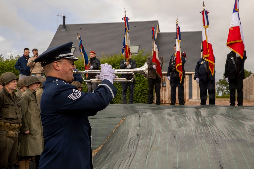 Inauguration of Pfc. Paul E. Duquette D-Day Memorial
